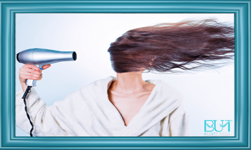 عدم استفاده از سشوار و دستگاه های خشک کن برای درمان ریز مو